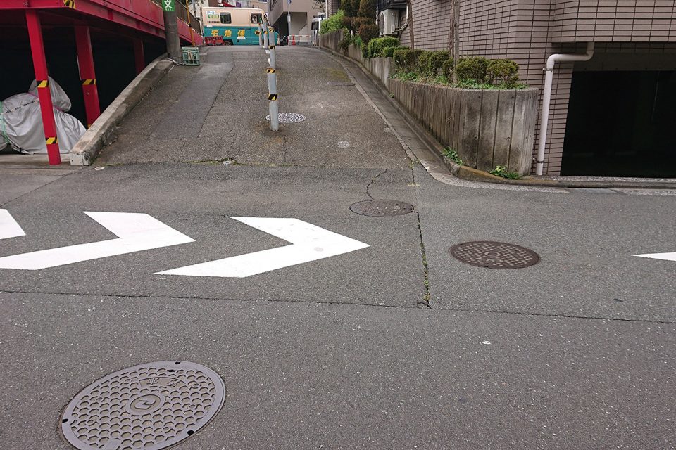 汚水用と雨水用のマンホールふた